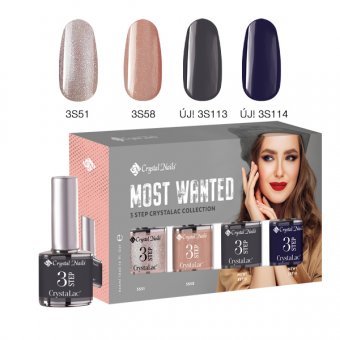 KIT MOST WANTED! 3 STEP CRYSTALAC AUTUMN/WINTER 2019 (4X4ml)